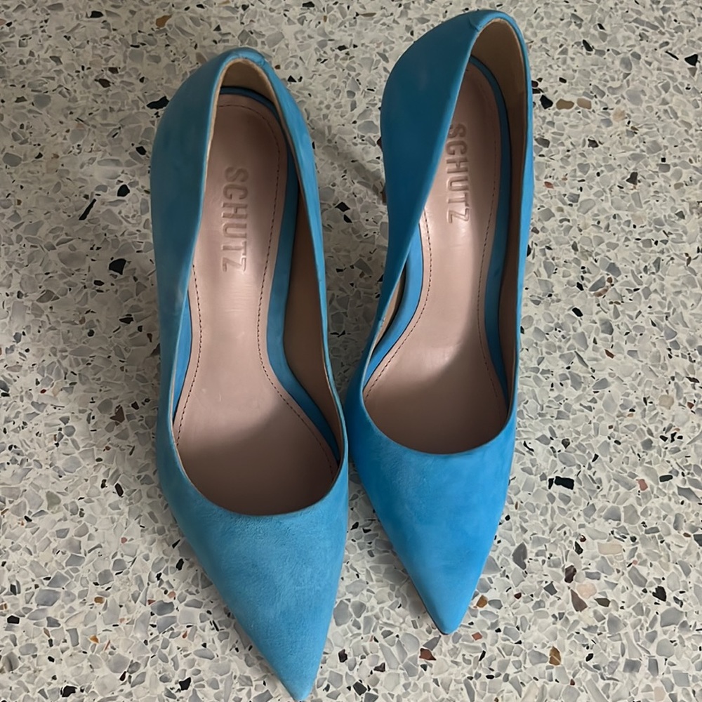 Blue pumps - Picture 2 of 3